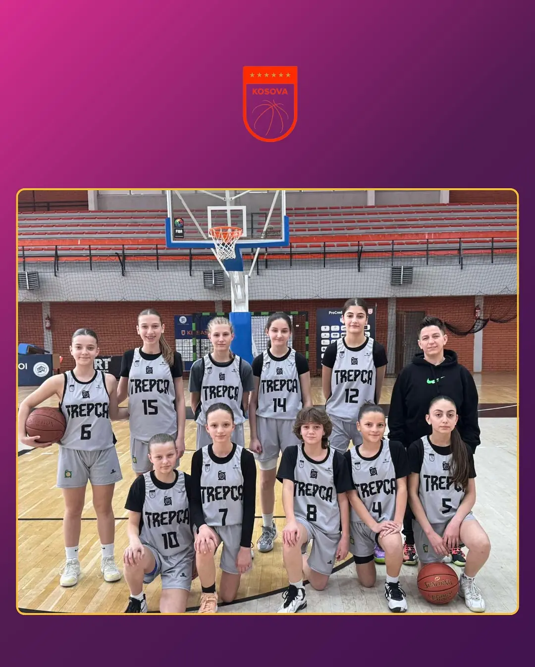 Junior 06 Moni Bau, fitues i Kupës së Kosovës për U14 te vajzat